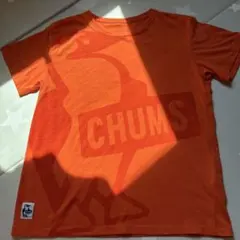 CHUMS オレンジ ロゴプリント Tシャツのサムネイル
