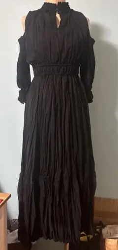 GRL グレイル ブラック ロングワンピース