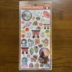 【正規品】ボンボンドロップシール　和柄 古都めぐり