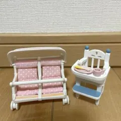 ふたり乗りベビーカー、シルバニアベビーチェア シルバニアファミリー