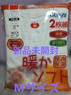 GUNZE 半袖U首 Tシャツ 2枚組 Mサイズ