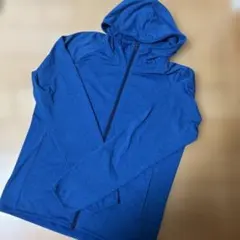 UNIQLOドライEXUVカットフルジップパーカ　ブルー