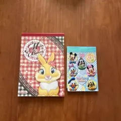 ディズニー メモ帳 セット　※利用済みです