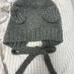 クマの帽子 冬 もこもこ