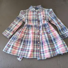 Polo Ralph Lauren チェック柄ワンピース 2/2T
