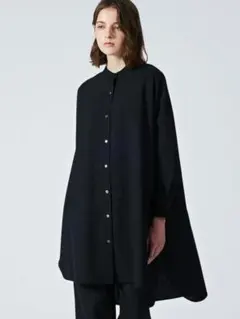 mizuiro ind スタンドカラーシャツチュニック