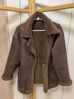 ボアフェイクムートン リバーシブルブルゾン -2WAY-