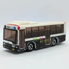 トミカ 三菱ふそう エアロスター 函館バス 交通安全ラッピングバス パトカーバス
