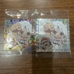 ワンピース大海賊シールウエハース13 モンキー・D・ルフィ＆ジュエリーボニー