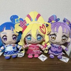 【3体セット】　キミとアイドルプリキュア♪　めちゃもふぐっとぬいぐるみ