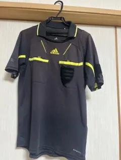 adidas サッカー審判服セット 黒/イエローのサムネイル