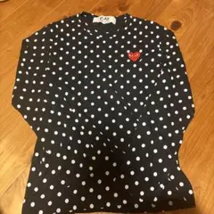 PLAY COMME des GARCONS ドット柄 長袖Tシャツ S