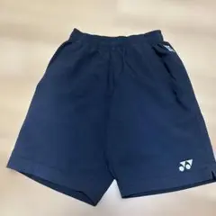 ソフトテニス、バトミントン　130ハーフパンツ 黒