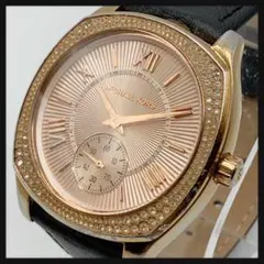 【稼働品】MICHANEL KORS マイケルコース★腕時計 ラインストーン