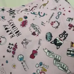 カラフルプリント綿生地 はぎれ