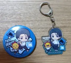 呪術廻戦ノベルティ乙骨憂太アクリルキーホルダー　缶バッチ