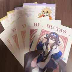 原神 ローソン コラボ ノート 4種セット ちびキャラセット3種セット