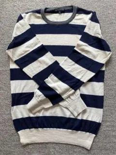 ネイビー ニット