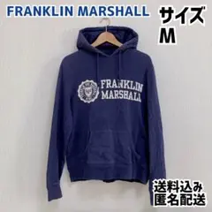フランクリンアンドマーシャル レディース パーカー Mサイズ ネイビー