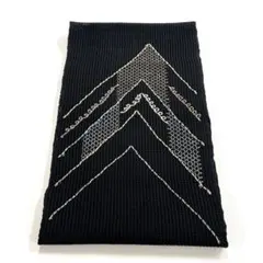 らくらく便指定※博多織 紗 夏帯 黒地 ブルー系 正絹 未使用品 博多織 紗 夏帯 黒地 ブルー系 正絹 未使用品 - メルカリ