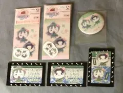 忍たま くじ もちぴこ ステッカー クリカ 缶バ 立花 潮江 セット