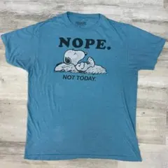 T*S様 古着 PEANUTSピーナッツ　スヌーピー 半袖Tシャツ ライトブルー