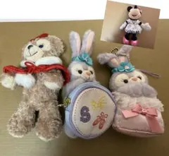 ディズニー ステラルー シェリーメイ ミニー ぬいぐるみストラップミニー