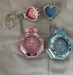 おねがいアイプリ ミラーパクト プリズムブルー　ピンク