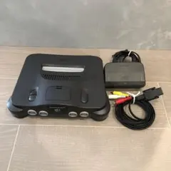 NINTENDO64本体とコントローラー4個、ゲーム13本セット