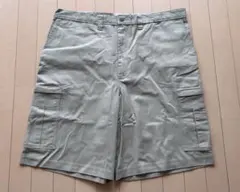 Dickies カーゴハーフパンツ W42 カーキ 極太 Y2K ストリートのサムネイル