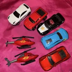 ミニカー ヘリコプター 7台セット