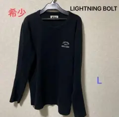 希少LIGHTNING BOLT L カットソーブラックサーフィン　サーファー