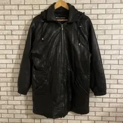 00s WILSONS レザーパーカー S ブラック ジャケット コート Y2Kのサムネイル