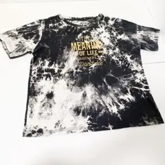 ACROSS タイダイ Tシャツ ブラック/ホワイト