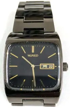 【稼動品】セイコー　ワイアードメンズクォーツ腕時計