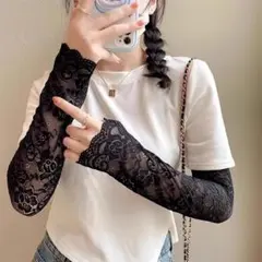 アームカバー⭐️レディース 夏 吸汗速乾 伸縮性 紫外線対策 おしゃれ 腕カバー