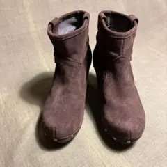 【未使用保管品】24.5cm BIANCA ビアンカ ショートブーツ スエード