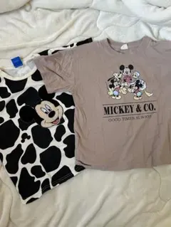 ディズニー　リトシーミッキーマウス Tシャツ 2枚セット