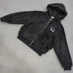 b2637 MIXXIM【160】フリースボアジャケット 黒