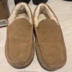 「UGG モカシン 26cm メンズ スエード ボア ブラウン 正規品」