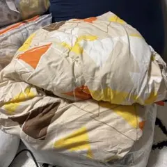 昭和レトロ 網付き布団カバー＆蝶柄掛け布団セット 旅館仕様