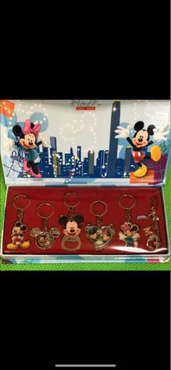 ミッキー＆ミニー キーホルダーセット 6個入り
