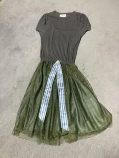 《美品》フィス フレアスカートワンピース