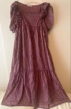 バーバリー メガ チェック ワンピース 120cm 130cm ビックチェック 