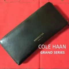 COLE HAAN GRAND SERIES レザー長財布 黒のサムネイル