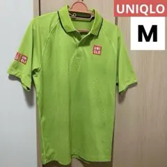 UNIQLO ユニクロ テニスウェア ポロシャツ 黄緑 錦織圭 メンズM