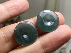 RS10-111 氷種 玉壁 平安守りドグアテマラ産 本翡翠 ルース ネックレス