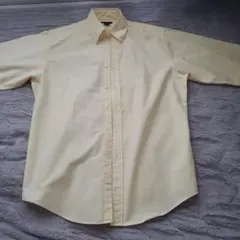 BROOKS BROTHERS イエロードレスシャツ M