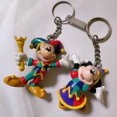 東京ディズニーランド　15周年　キーホルダー　ミッキー　ミニー