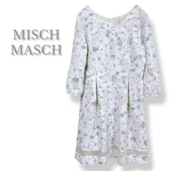 ミシュマッシュ　花柄フレアワンピース　ひざ丈　フェミニン　ガーリー　38 M